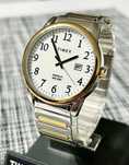 Zegarek Męski Timex złoty klasyczny Indiglo czytelny Easy Reader