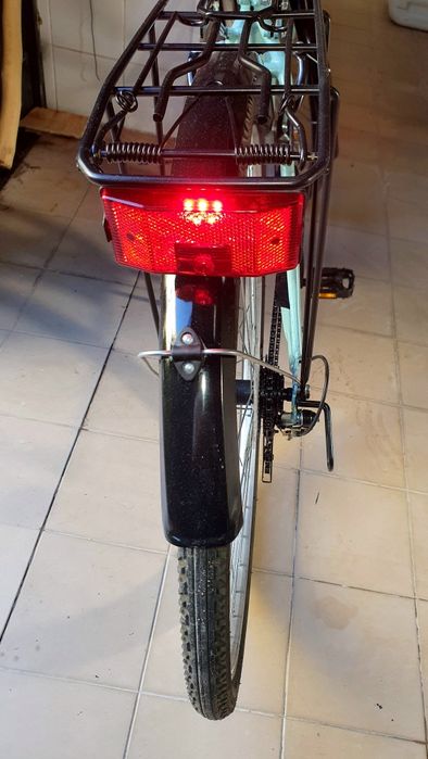 Bicicleta de passeio, azul , roda 26.