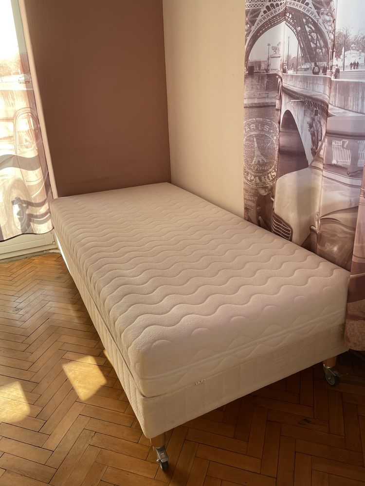 Łóżko 100x200 cm z bardzo wygodnym mteracem