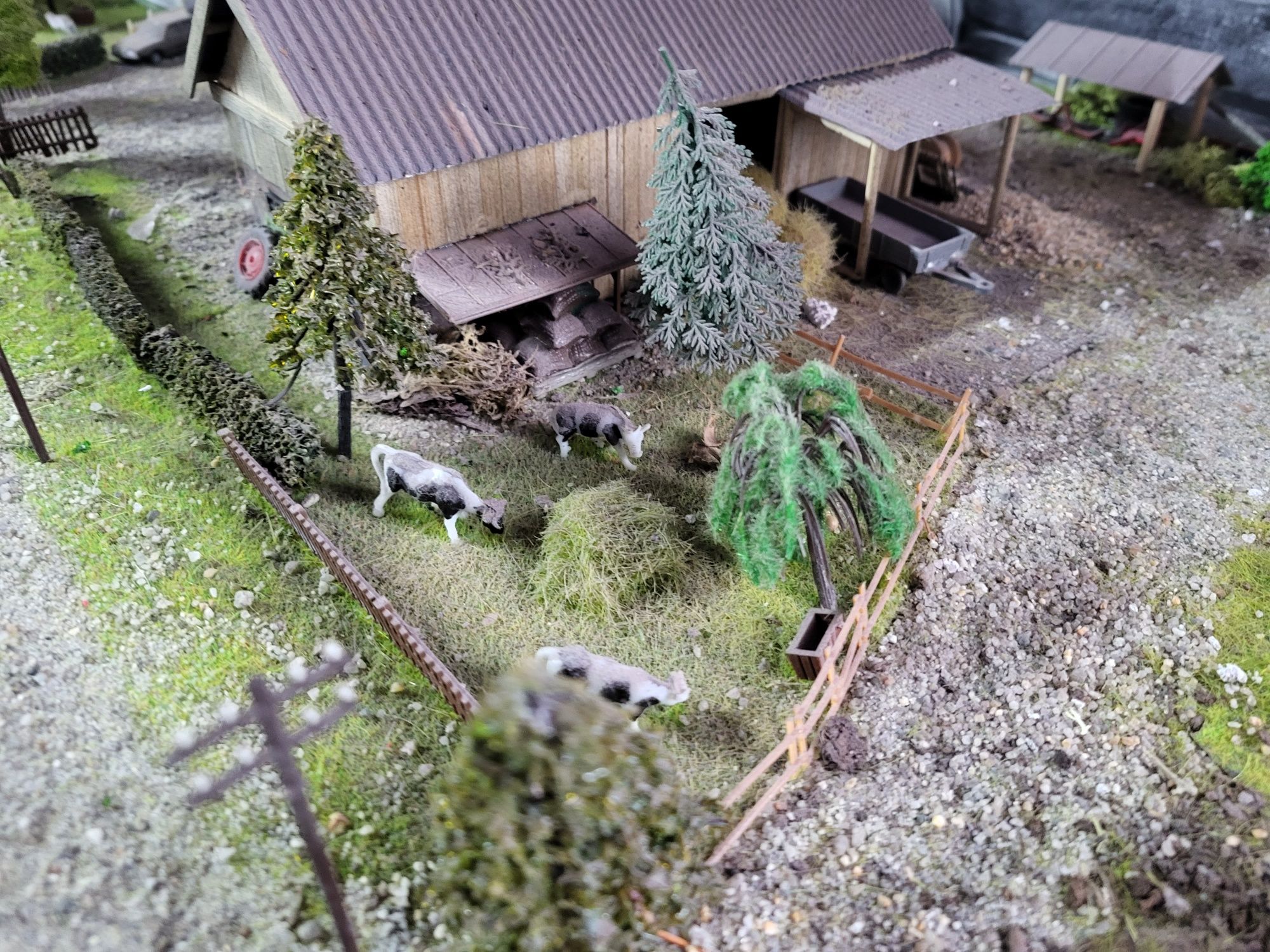 Makieta gospodarstwa rolnego 1/87