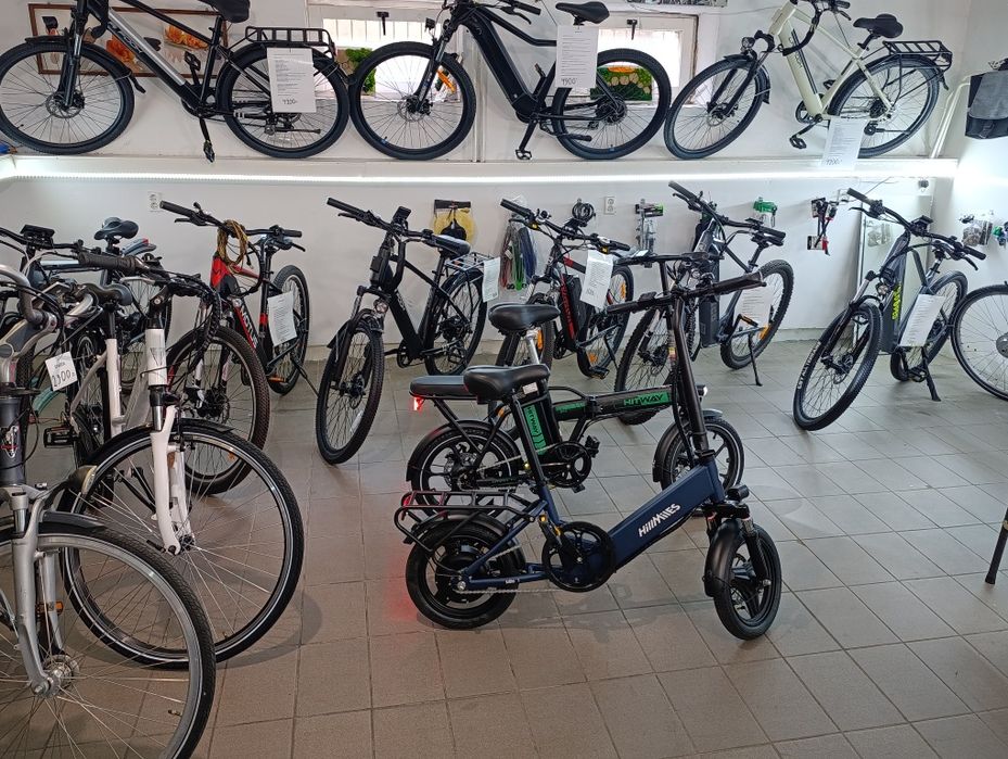 Rower elektryczny mini skladak