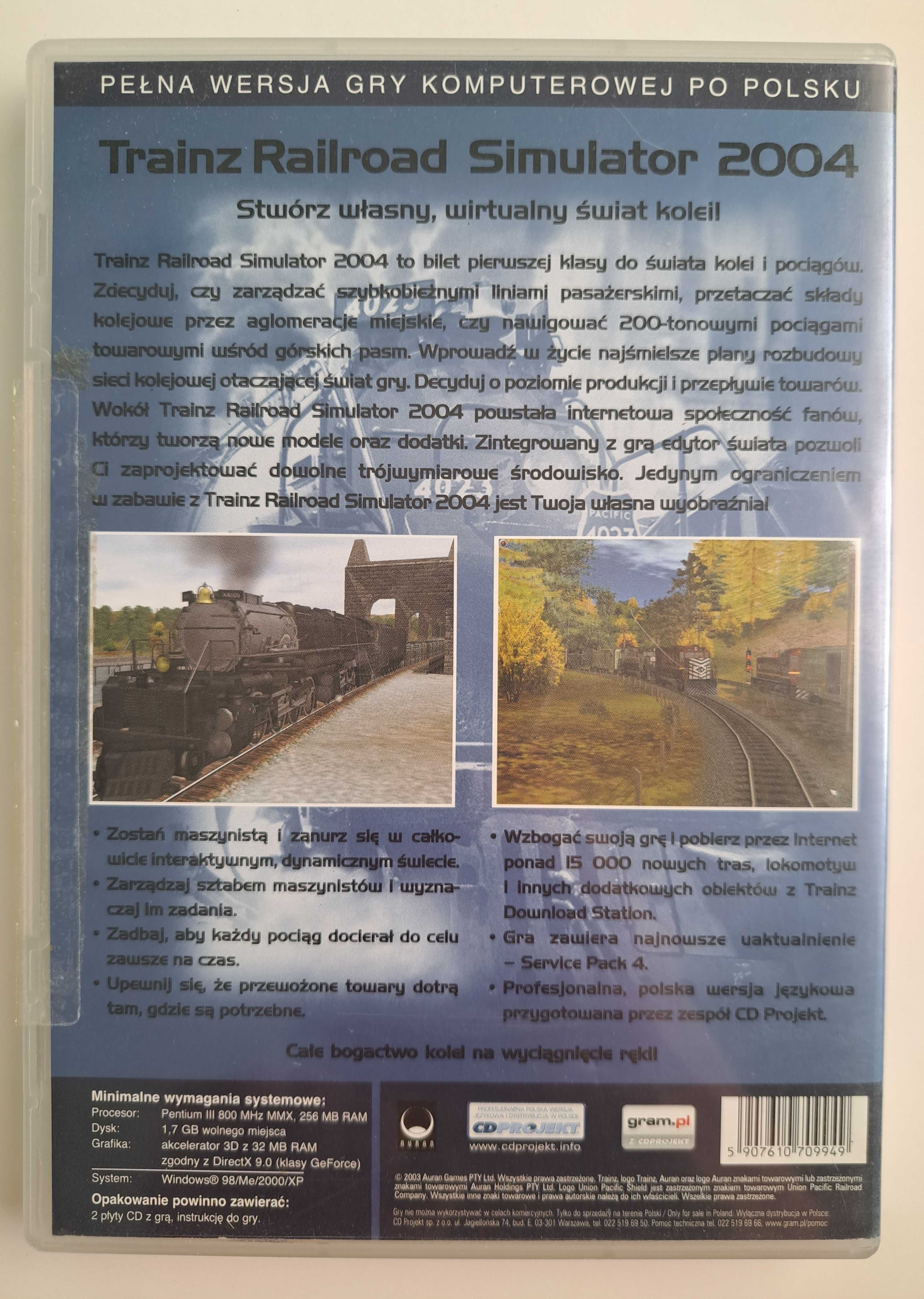 Trainz Railroad Simulator 2004 PC PL 2CD