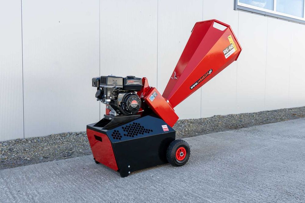 Rozdrabniacz spalinowy REMET RS-60 === rębak do gałęzi ogrodowy