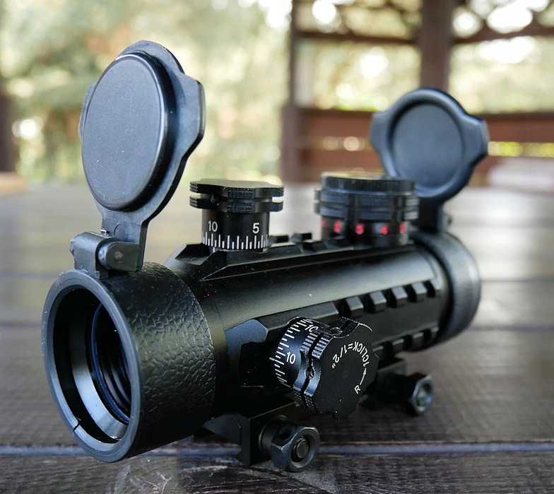 Kolimator Celownik RED DOT 1x35 z szynami RIS - Korekta Sniper