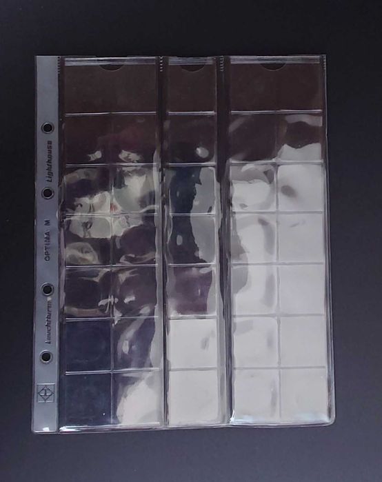 Segregator na monety + karty na monety