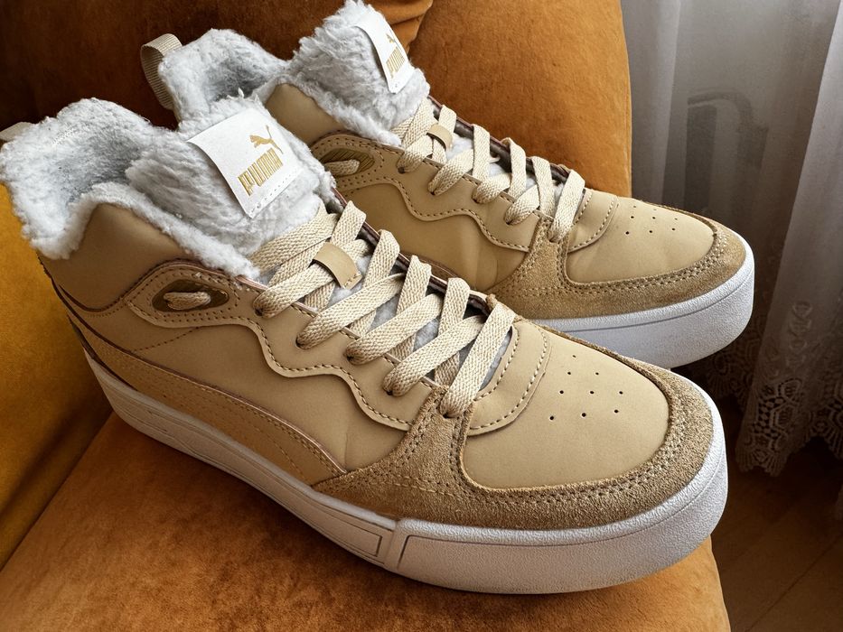 Кеды 40,5 размер Puma Skye Demi Teddy WS 38115102 кроссовки теплые