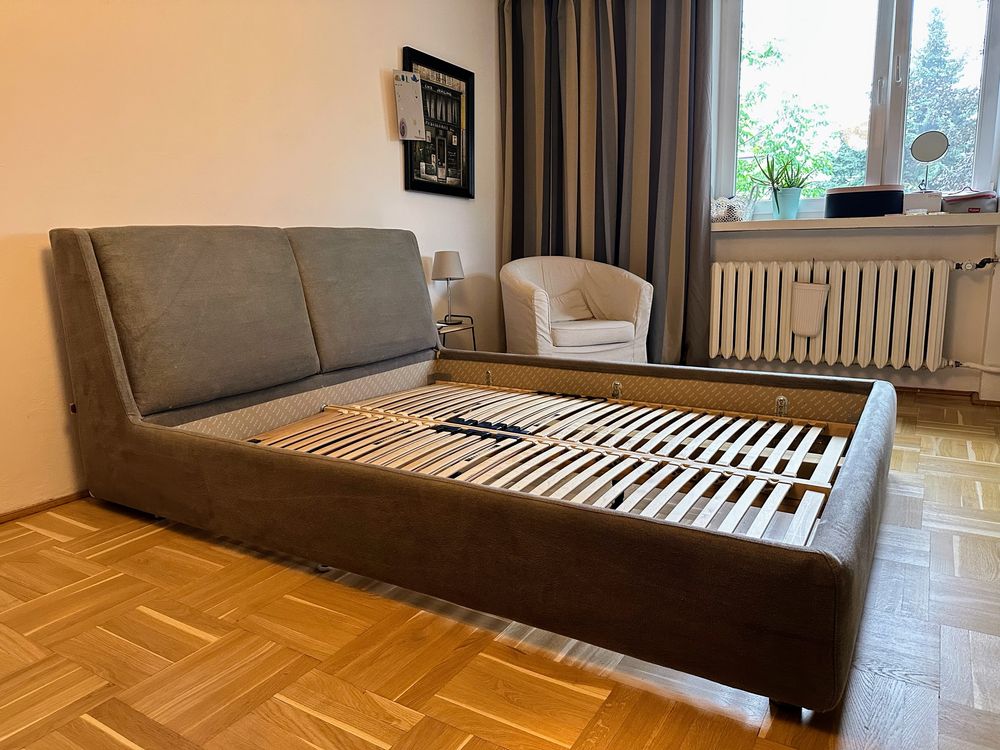 Łóżko 160x200 NAP z dnem, tapicerowane