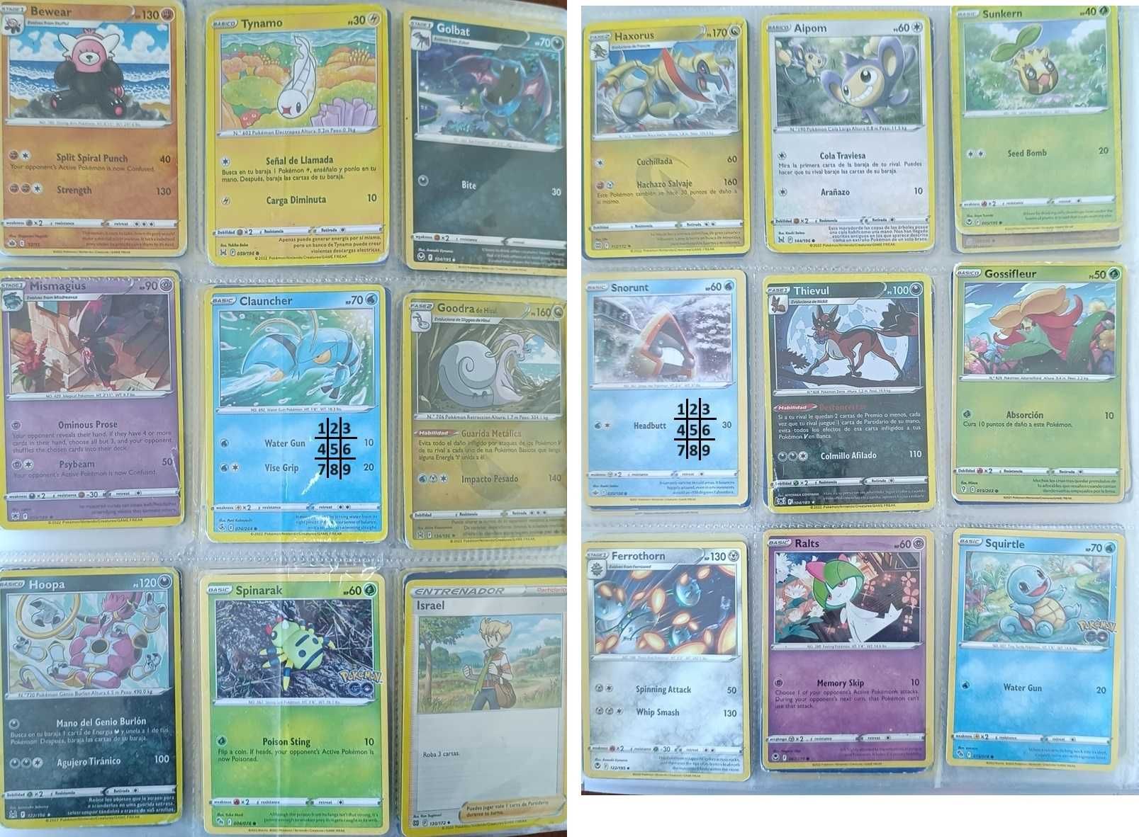 Cartas Pokemon raras, holográficas Pack3