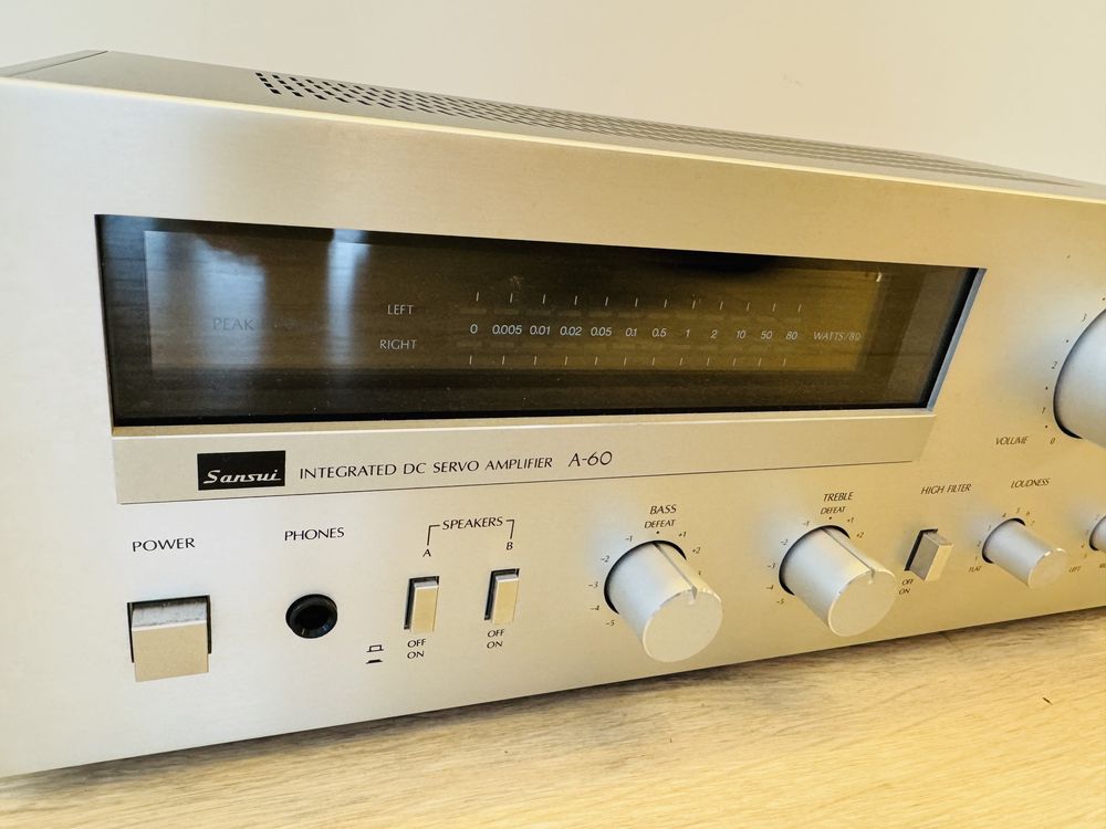 Sansui A-60 wzmacniacz hifi. Ideany.