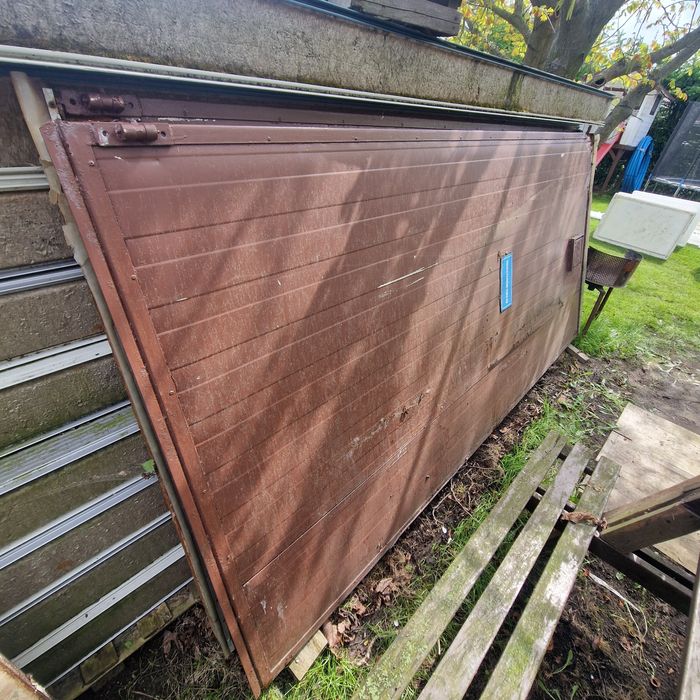 Wrota drzwi garaz wiata ocieplone 3.20x3.50