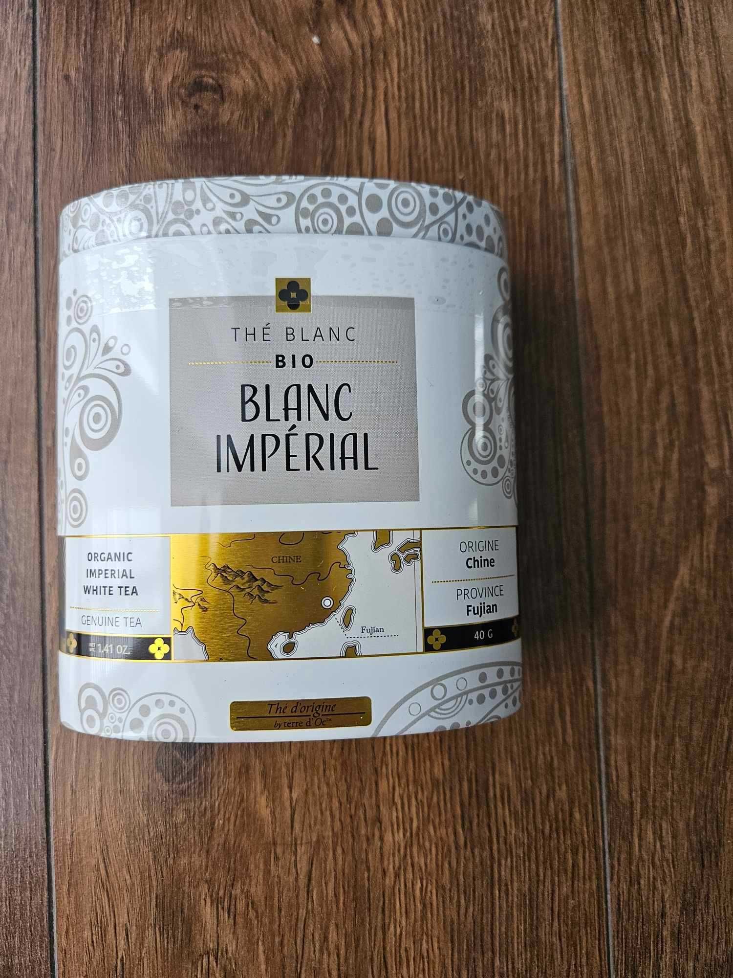 Terre D'Oc Biała Imperial Thé D'Origine 40g