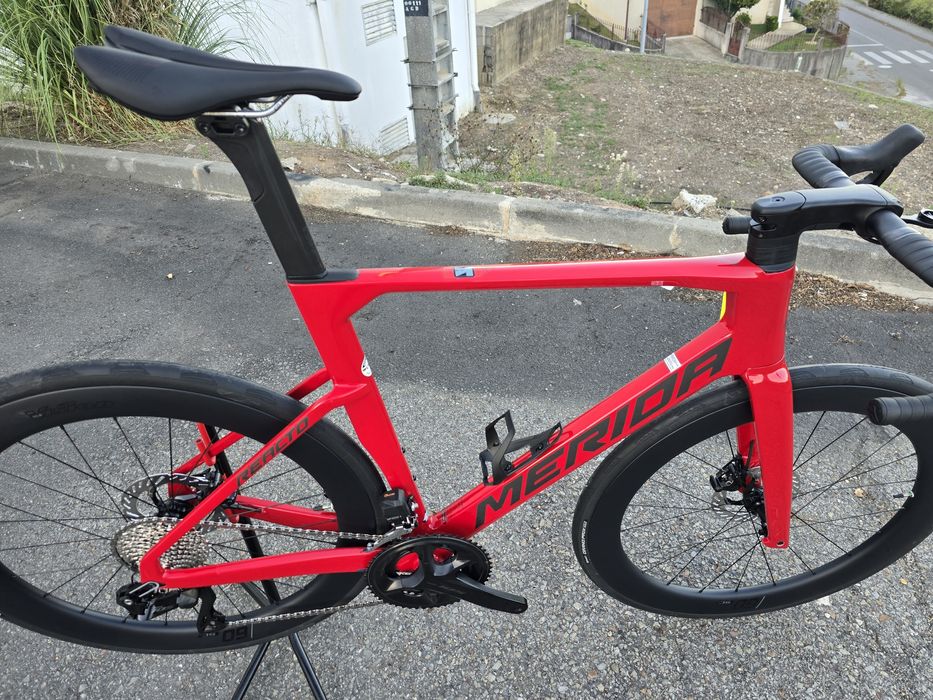 Merida reacto 6000 nova rodas carbono e di2