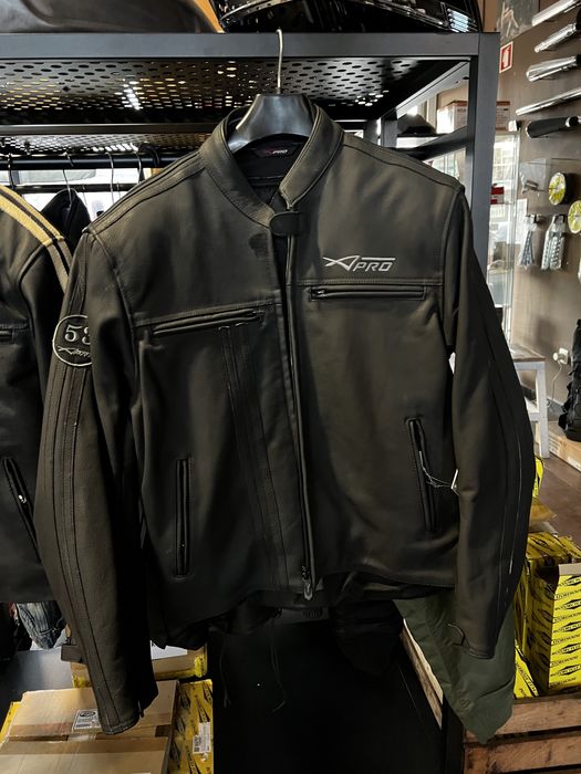 Casacos motard NOVOS pele grossa com protecoes PROMOCAO