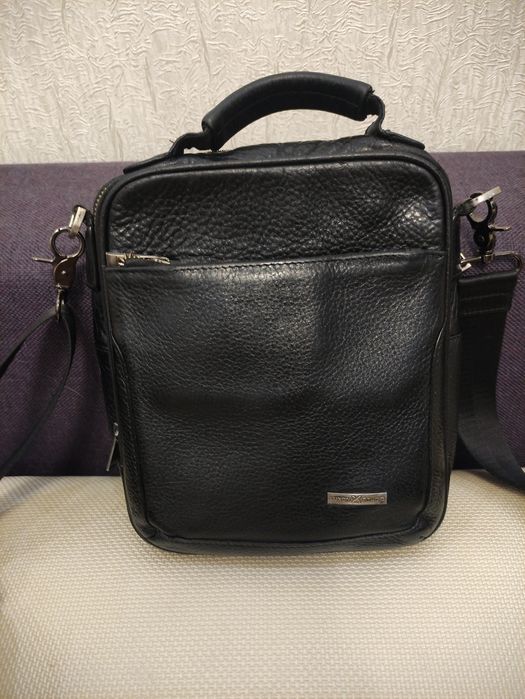 Чоловіча сумка із натуральної шкіри. фірми "LUXON"