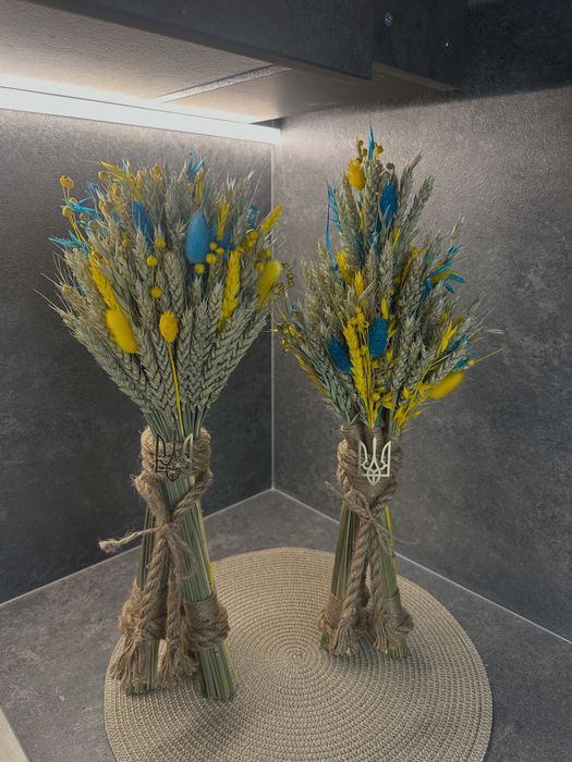 Букети з сухоцвітів,подарунок,сухоцвіти