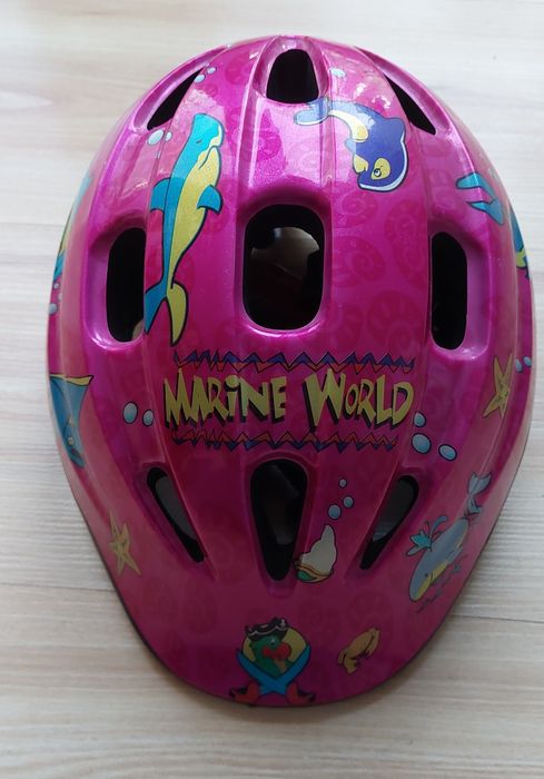 Kask na rower hulajnogę rolki dla dziewczynki