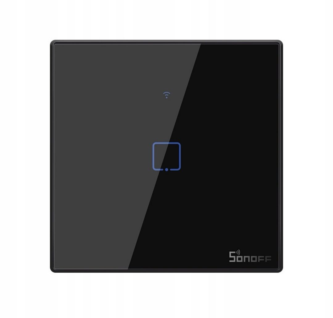 Włącznik świateł dotykowy LED WIFI+RF Black SONOFF