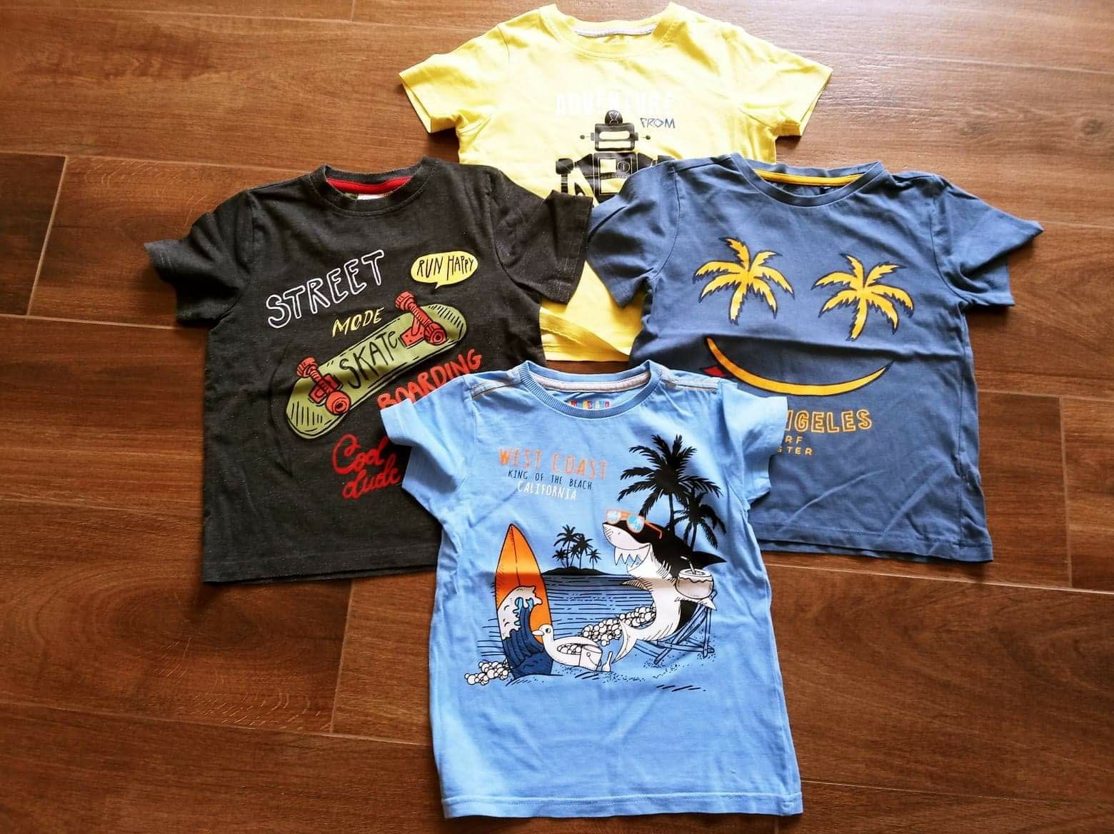 T-shirt x 4 rozm 116