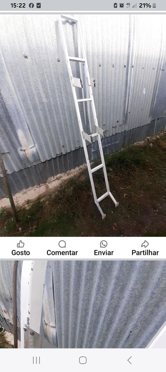 Escada para autocaravana
