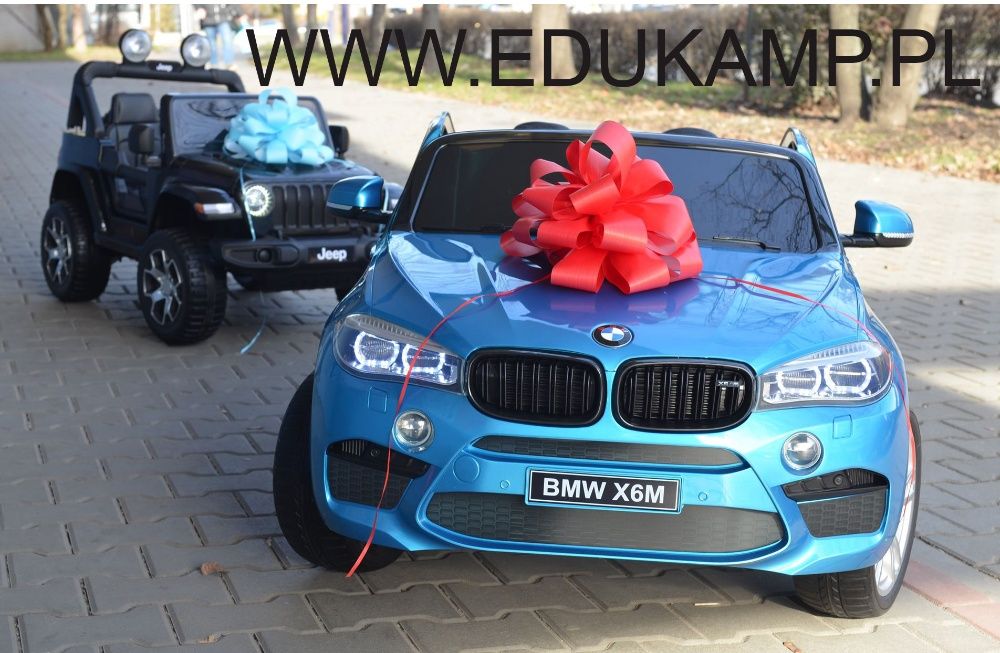 WIELKIE DWUOSOBOWE BMW X6 na akumulator BMW X6M! Pilot, miękkie koła!