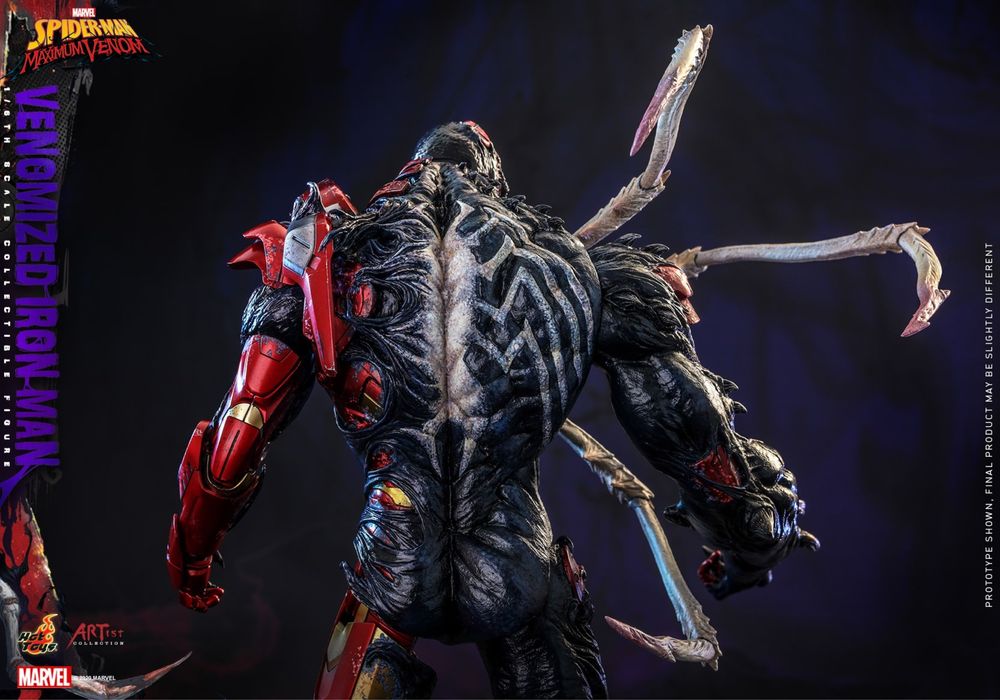 Фигурка 1/6 hot toys ac04 SPIDER-MAN Maximun VENOM VENOMIZED IRON MAN