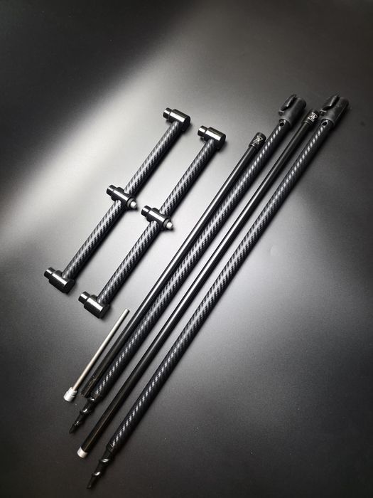 Zestaw 2 podpórki 2 x buzz bar Carbon Design Zfish wędkarskie
