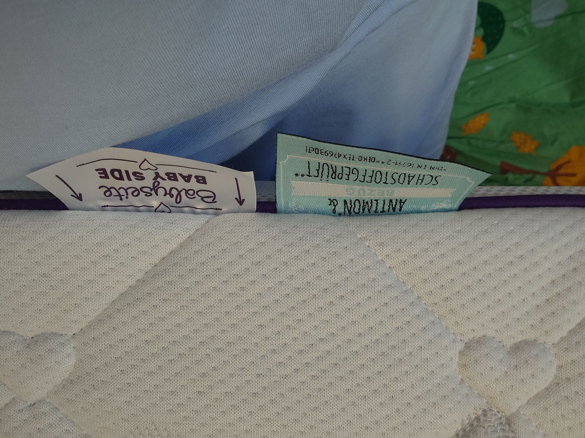 Łóżeczko z funkcją tapczanika 70x140 z materacem traumeland