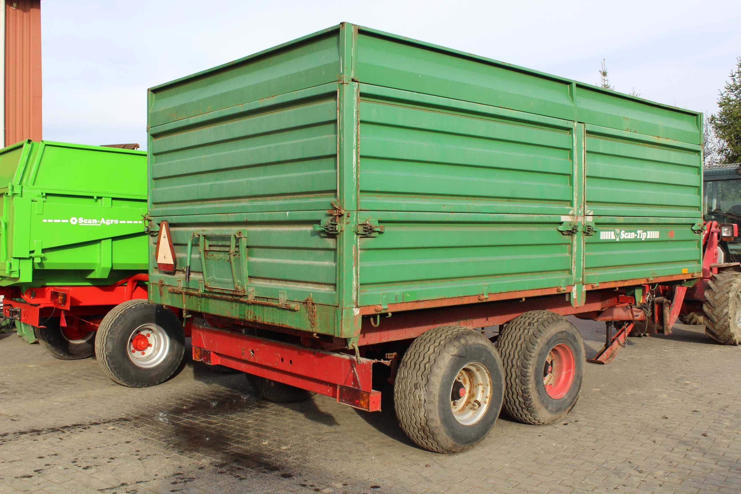 Import Dania tandem skorupowa. 10 ton Scan -Agro .kredyt.transport