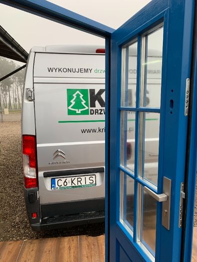 Drzwi Zewnętrzne drewniane czarne Białe, Zielone, niebieskie, czerwone
