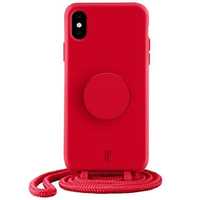 Etui Je Popgrip Iphone X/Xs Czerwony/Cyber Red 30016 (Just Elegance)