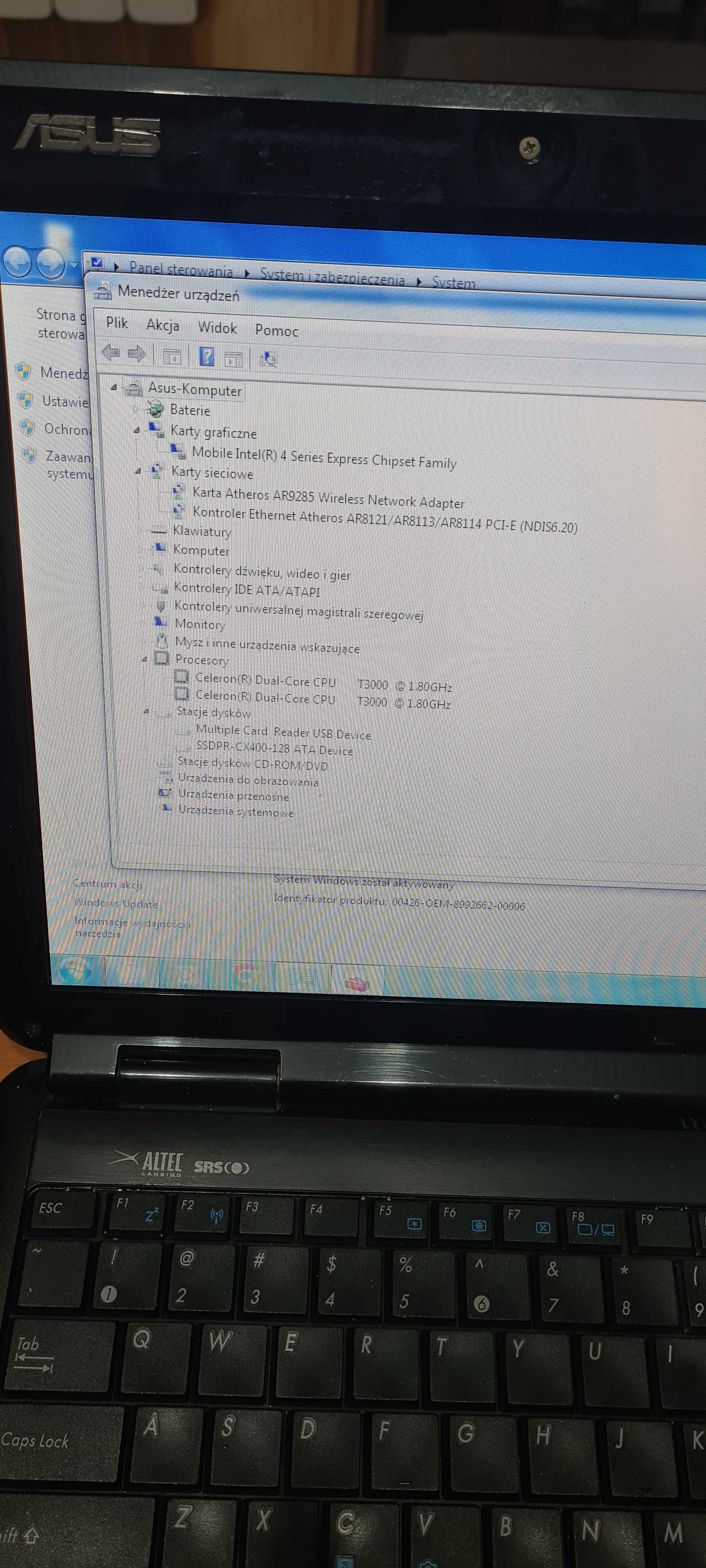 Laptop Asus K50IJ Używany