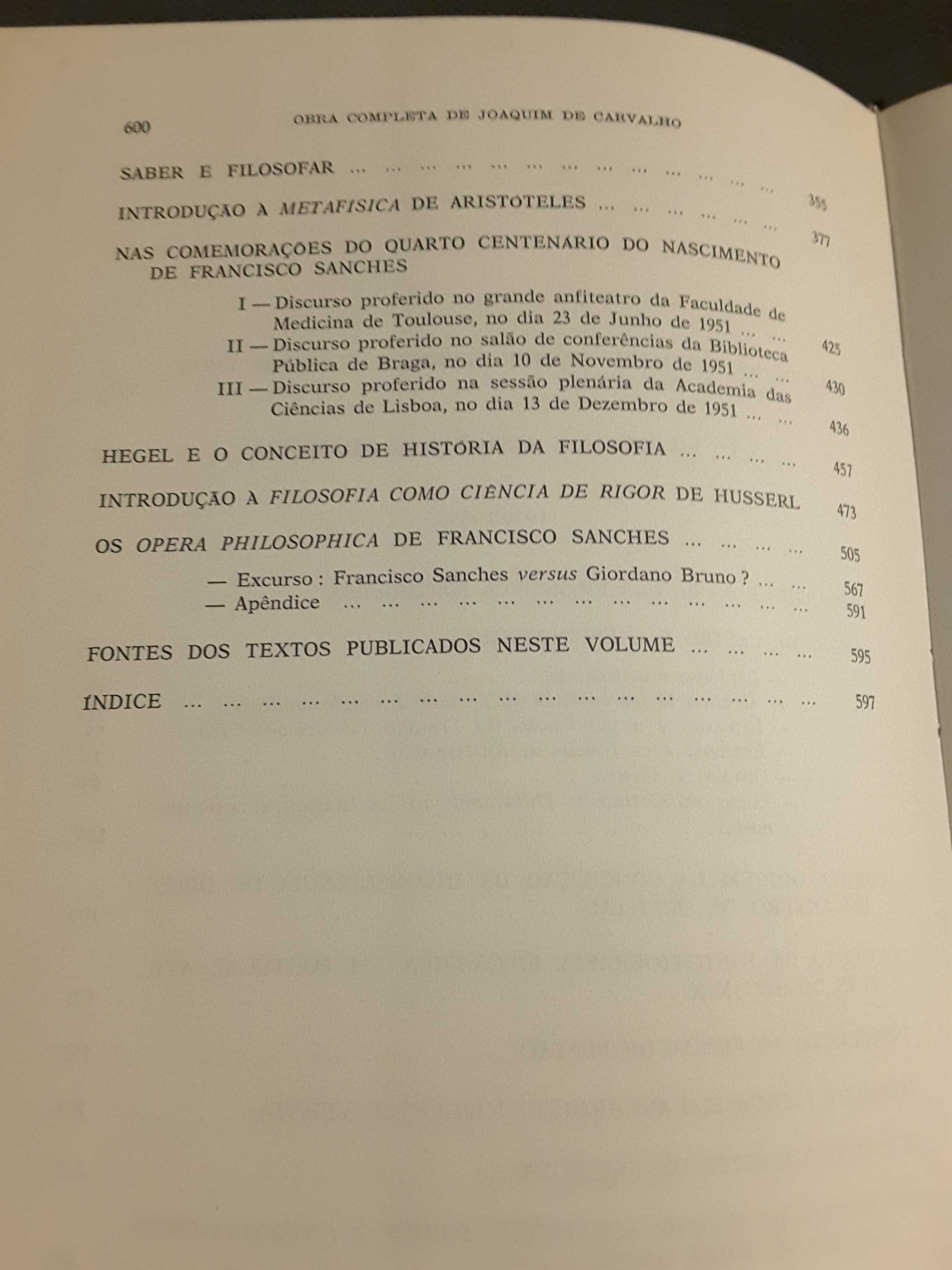 De Ourique ao Quinto Império / Joaquim de Carvalho: Filosofia