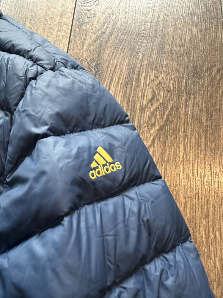 Kurtka puchowa Adidas jesien zima rozmiar L