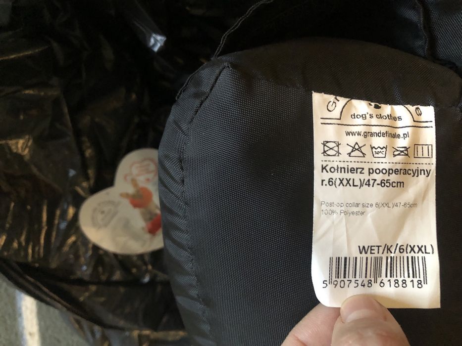 Kołnierz pooperacyjny dla psa 6 XXL 47-65 cm