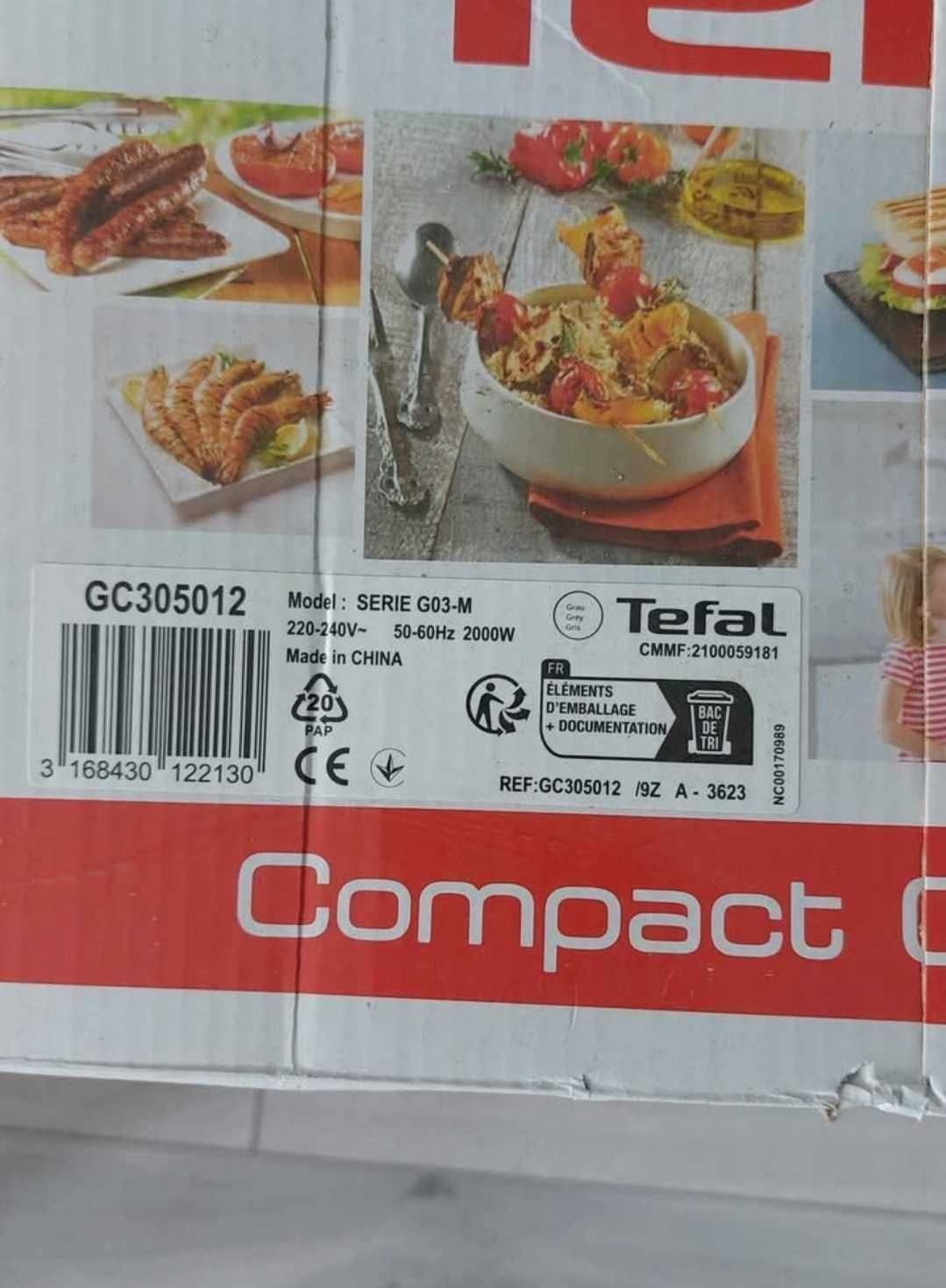 Grill elektryczny rozkładany TEFAL Compact GC305012