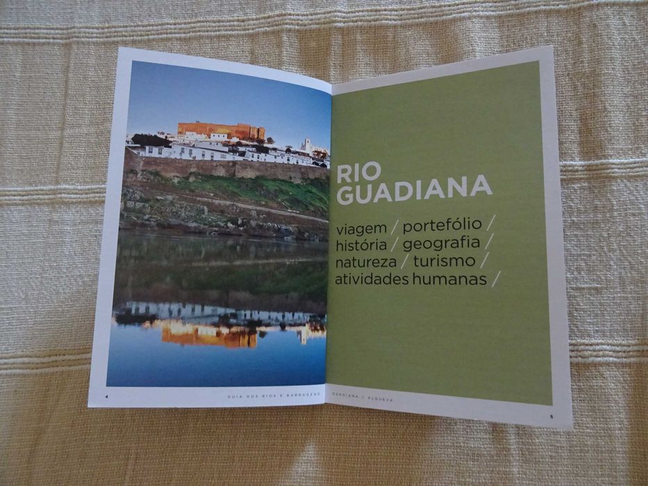 Coleção 7 Livros Guia Dos Rios E Barragens Tejo Douro Guadiana Alqueva