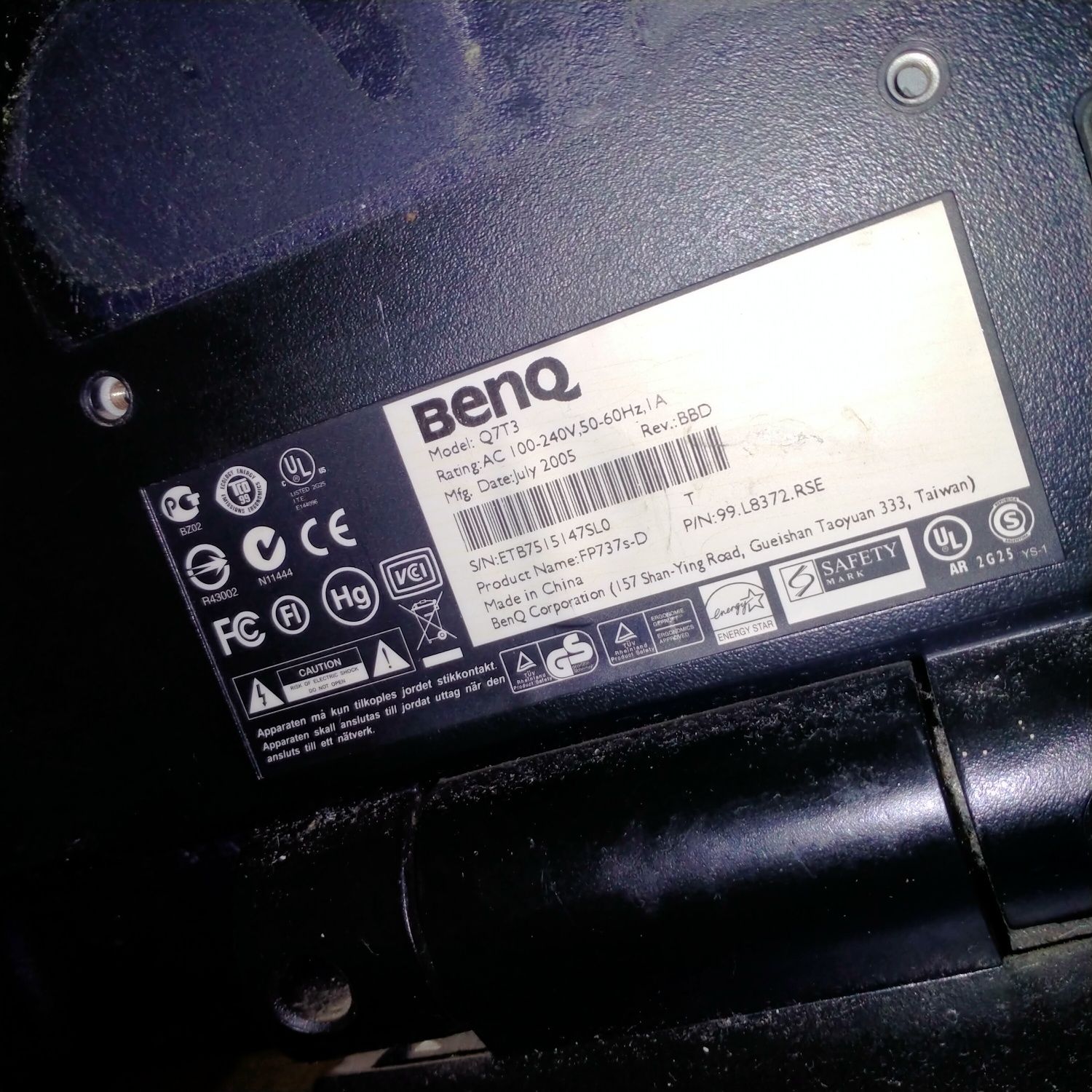 Monitor BenQ do komputera stacjonarnego