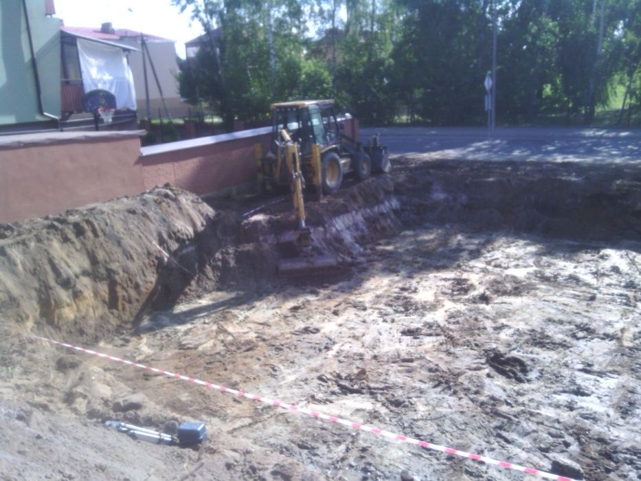 Rozbiórki Roboty Ziemne Zasypki Wykopy Wyburzenia Wywrotka Koparka