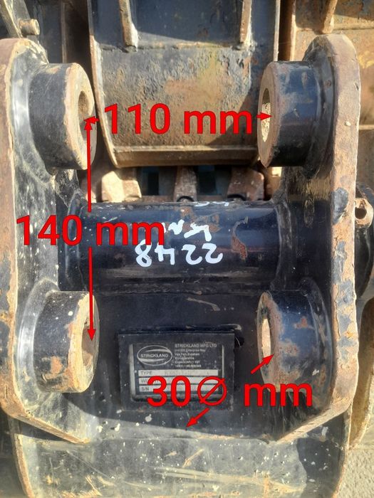 Lyzka 30cm fi30mm Kubota kx61 u20 kh51 lycha 30 cm 30 mm