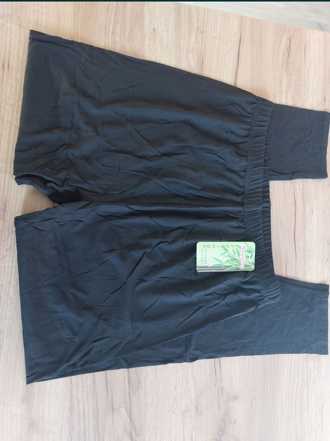 Nowe duże wielkie wygodne leginsy damskie getry czarne 8/9 XL 56 58