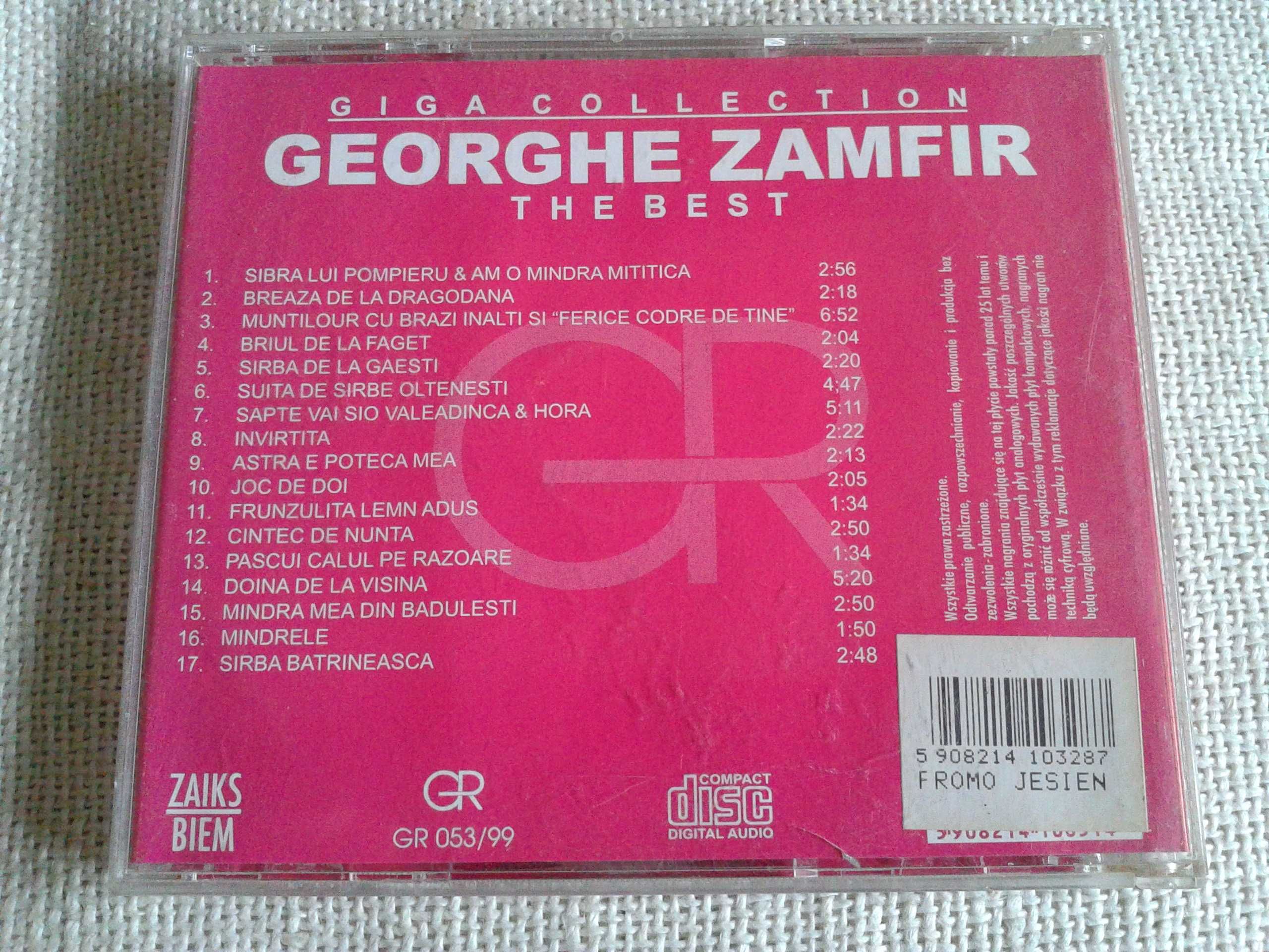 Gheorghe Zamfir - The Best, Giga Collection  CD