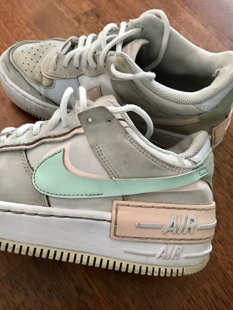 Sneakersy niskie Nike Air Force 1 shadow pastelowe roz. 39