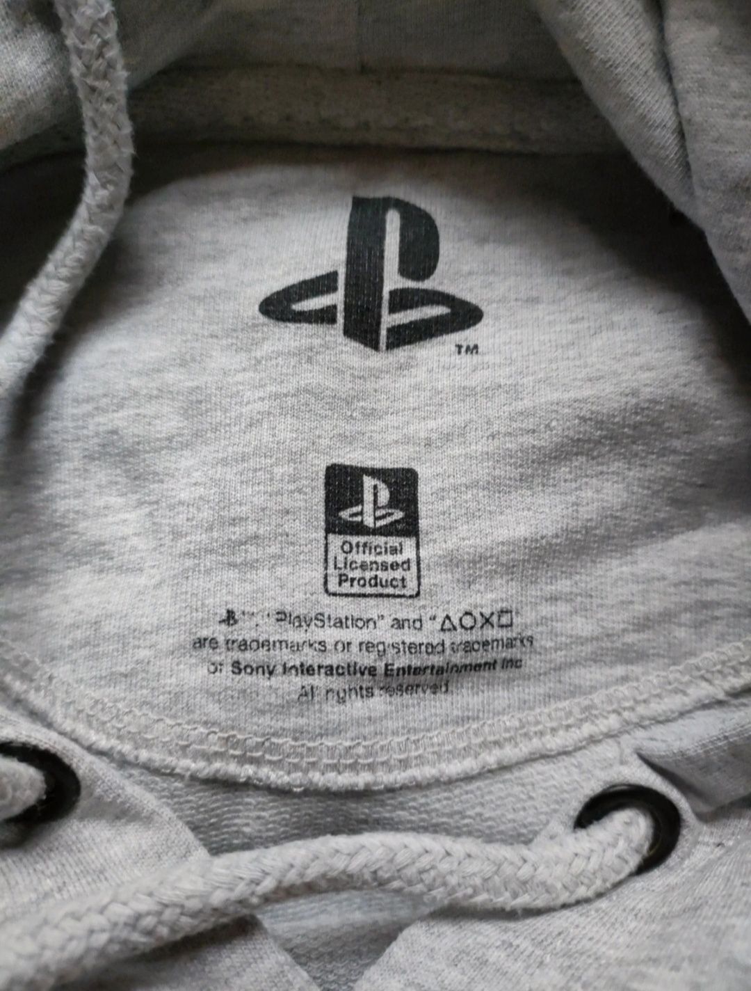Bluza PlayStation szara z kapturem