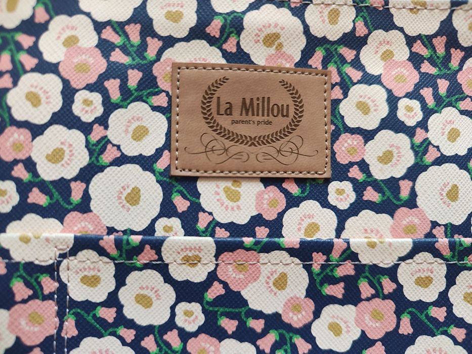 Organizer torba do wózka sugar pink karabinczyki / zaczepy