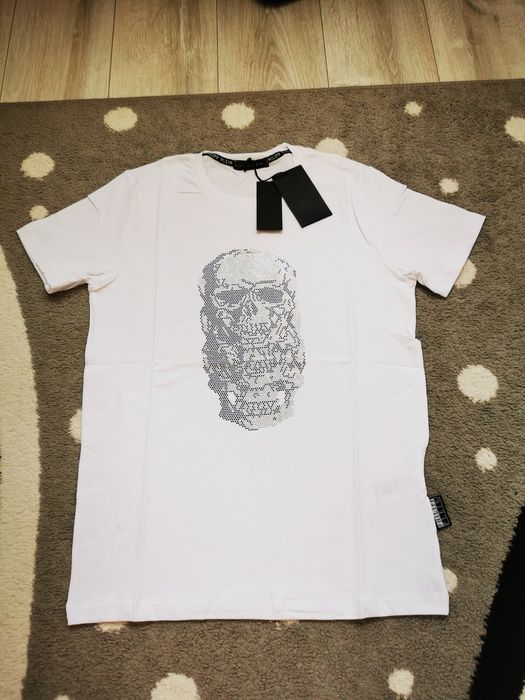 Koszulki z ćwiekami z motywem czaszki Philipp Plein