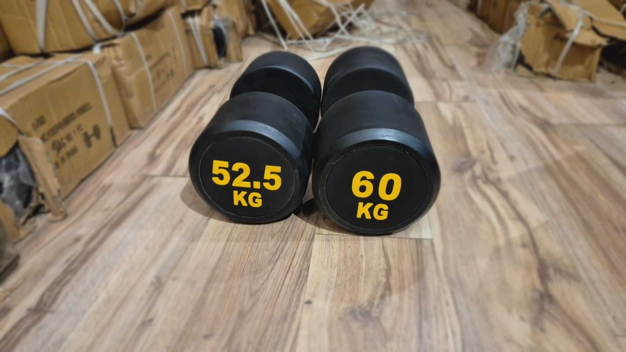 ZESTAW Hantli Okrągłych NOWE 52,5/55/57,5/60kg TANIO Obciążenie
