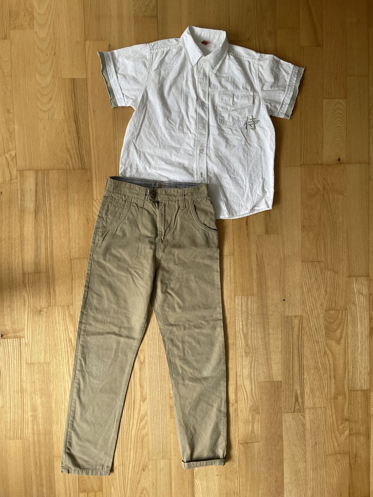 Koszula/sweter/spodnie Zara/Reserved 140