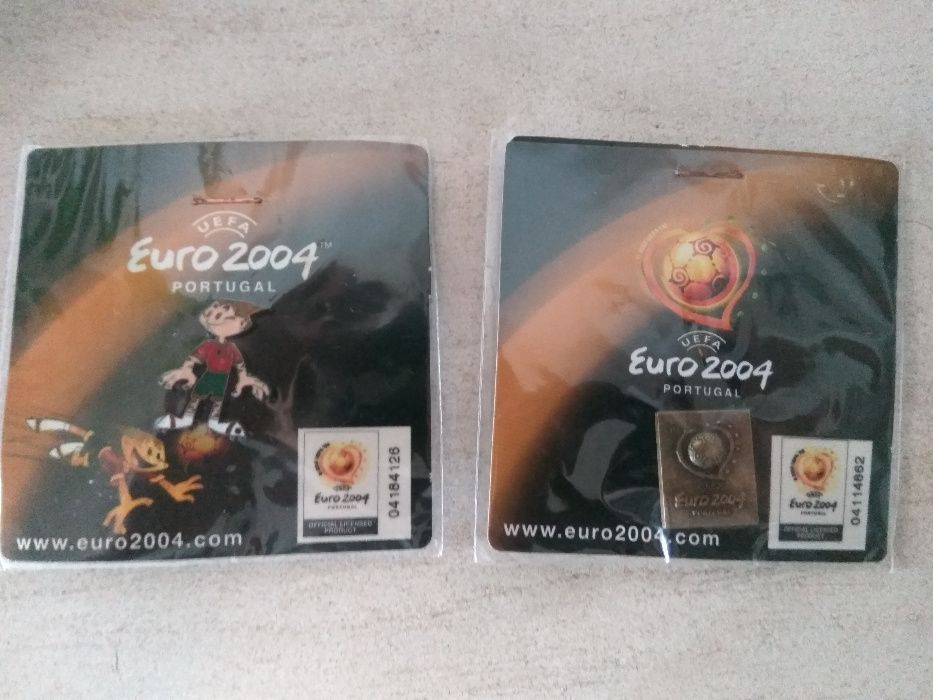 Pins Euro 2004 novos