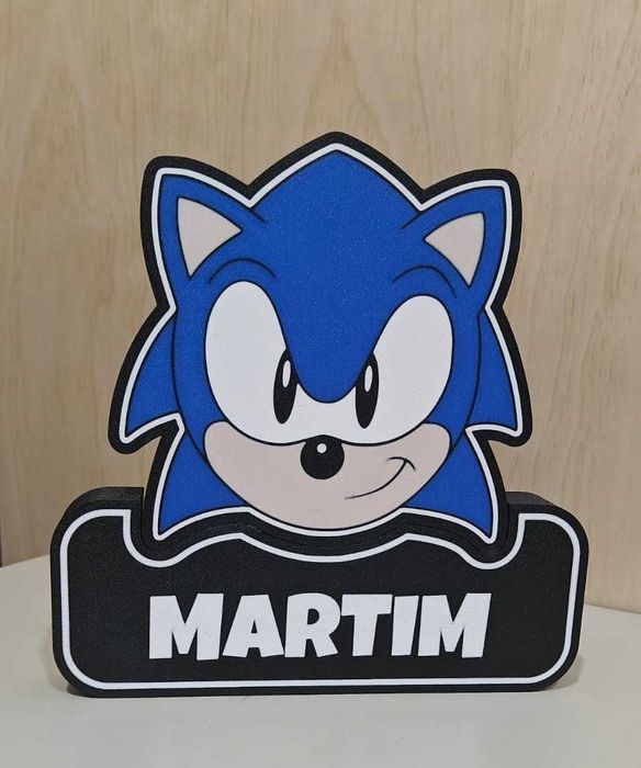 Candeeiro Sonic Personalizado