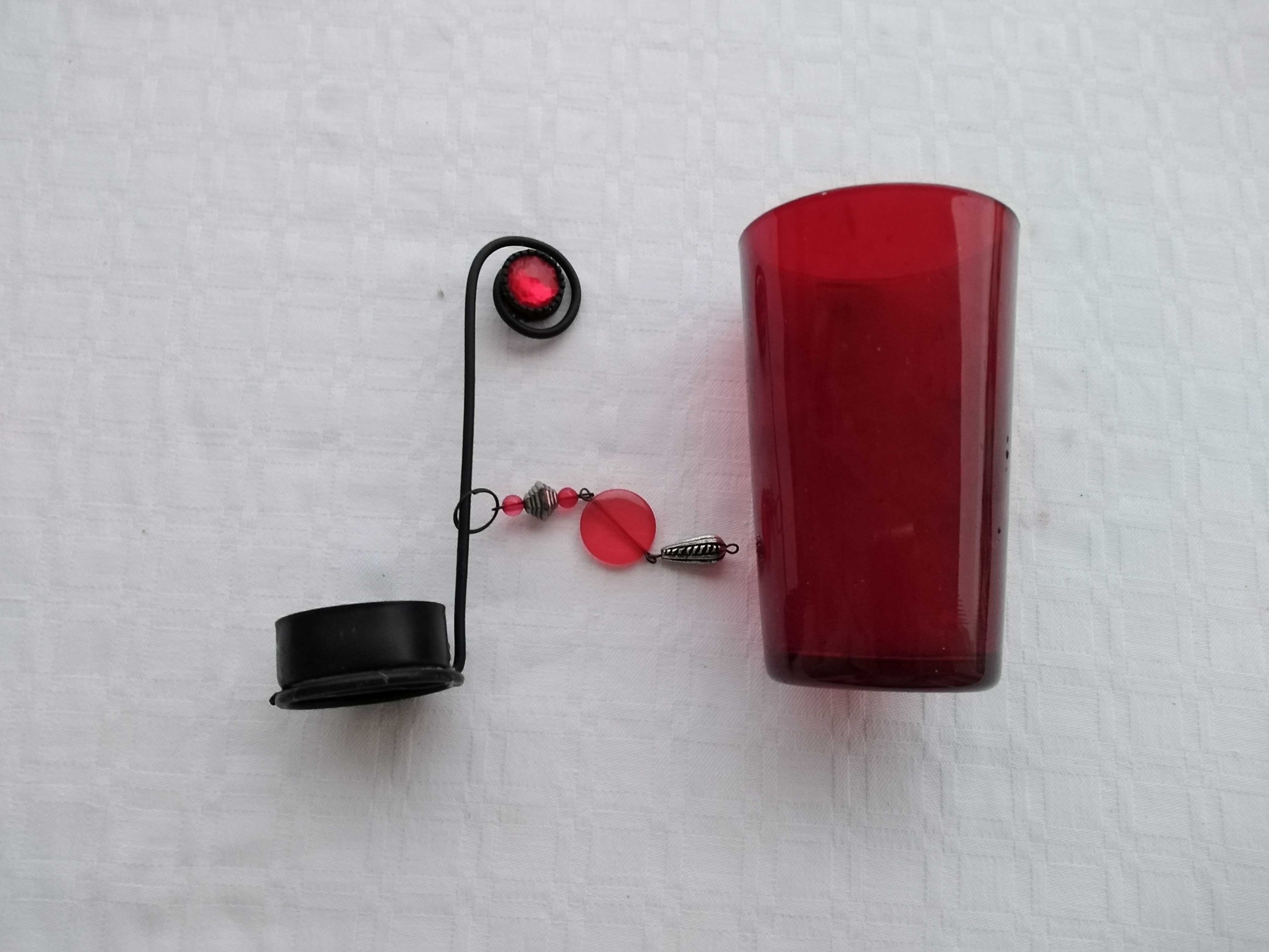 Copo Vermelho Castiçal